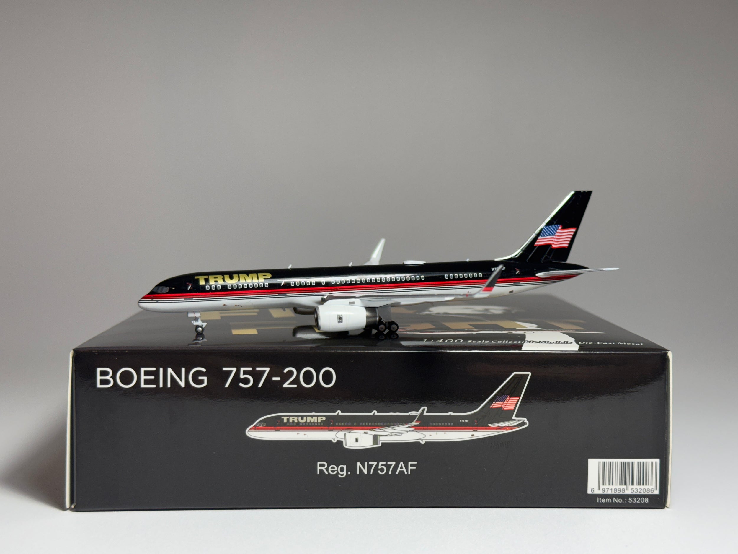 NG Models 1:400 Trump Organization Private Boeing 757-200 N757AF 53209