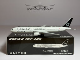 United Airlines Boeing 767-400 1:400 Panda Models N76055 (52362)