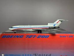 Jet-X United Airlines Boeing 727-200 N7645U Stars & Bars JXL180B