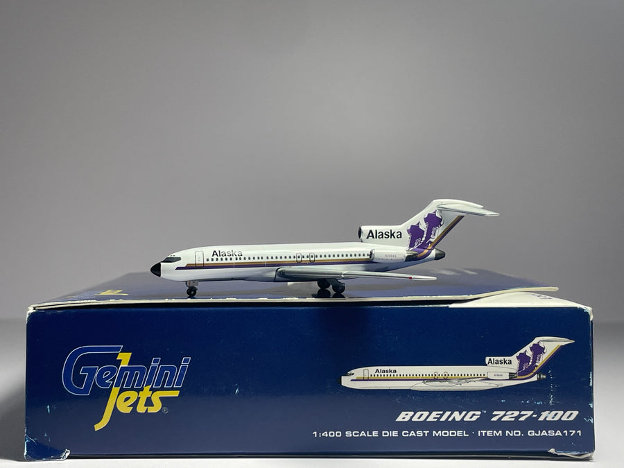 Gemini Jets 1:400 Alaska Airlines Boeing 727-100 N766AS Double Dome GJASA171