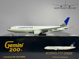 Continental Airlines Boeing 777-200 1:200 Gemini Jets N77012 (G2COA150)