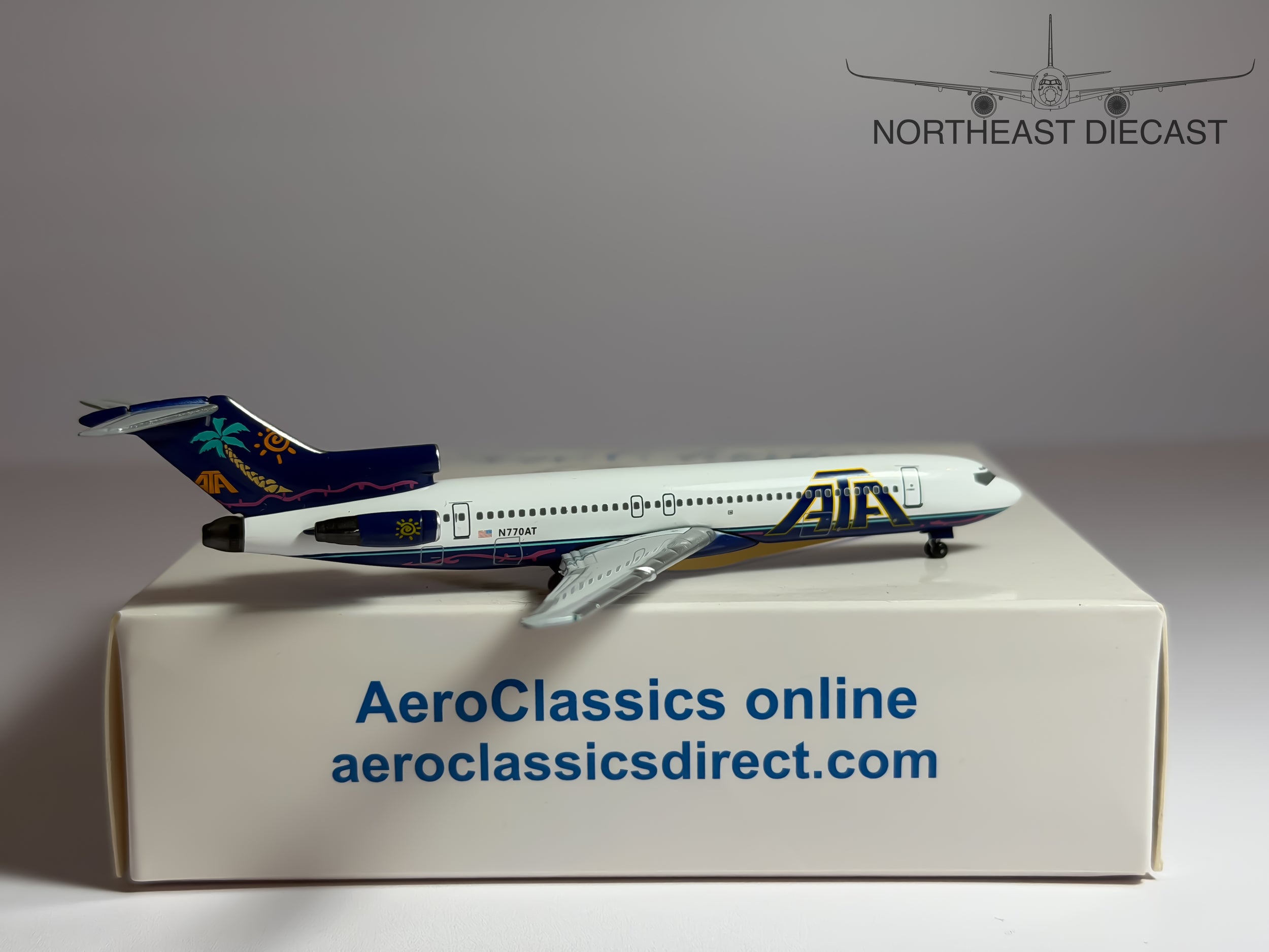 ATA Airlines Boeing 727-200 1:400 Aeroclassics N770AT (AC411049)