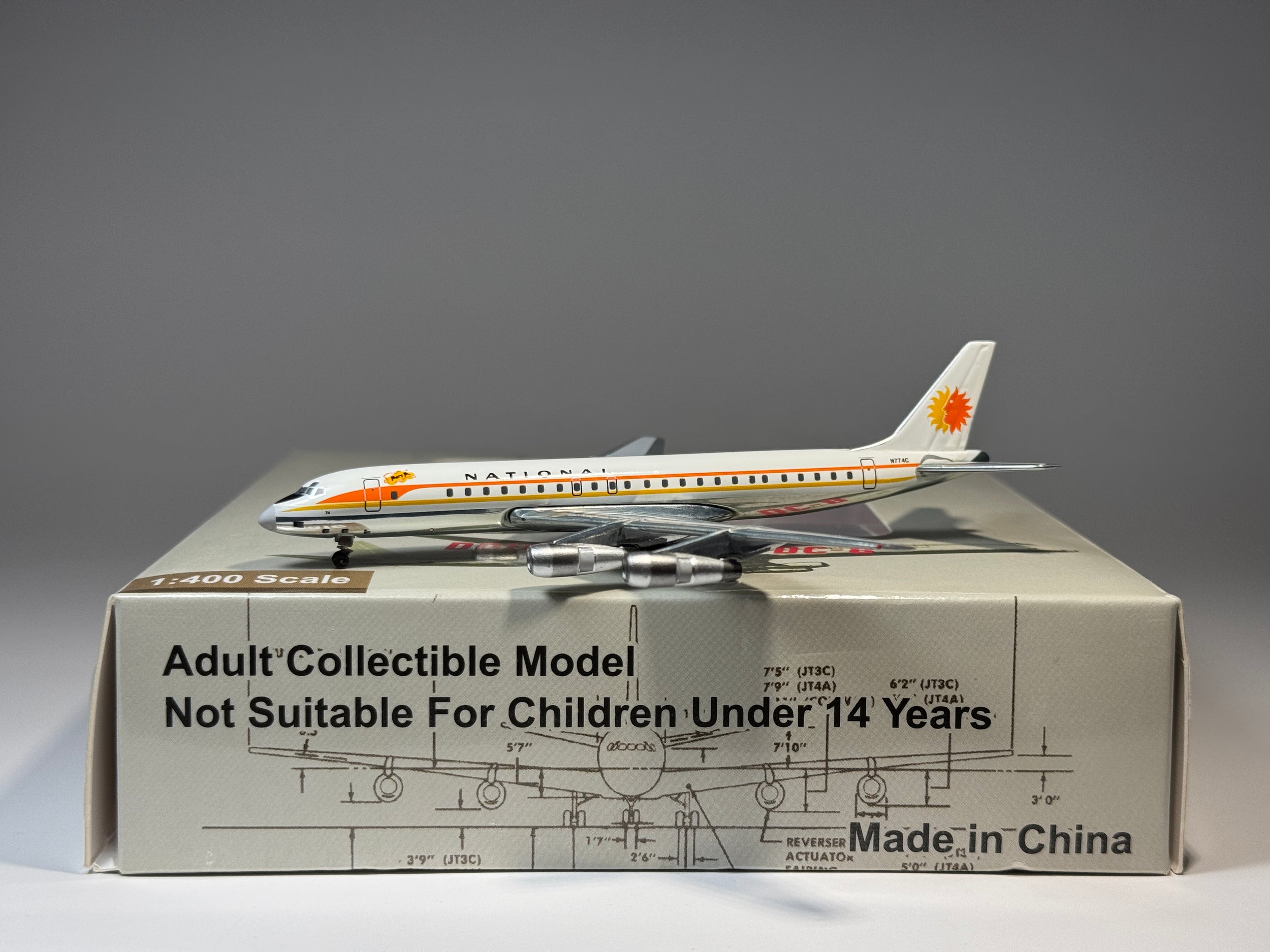 Aeroclassics 1:400 National Airlines Douglas DC-8-51 N774C "Mary M" ACN774C