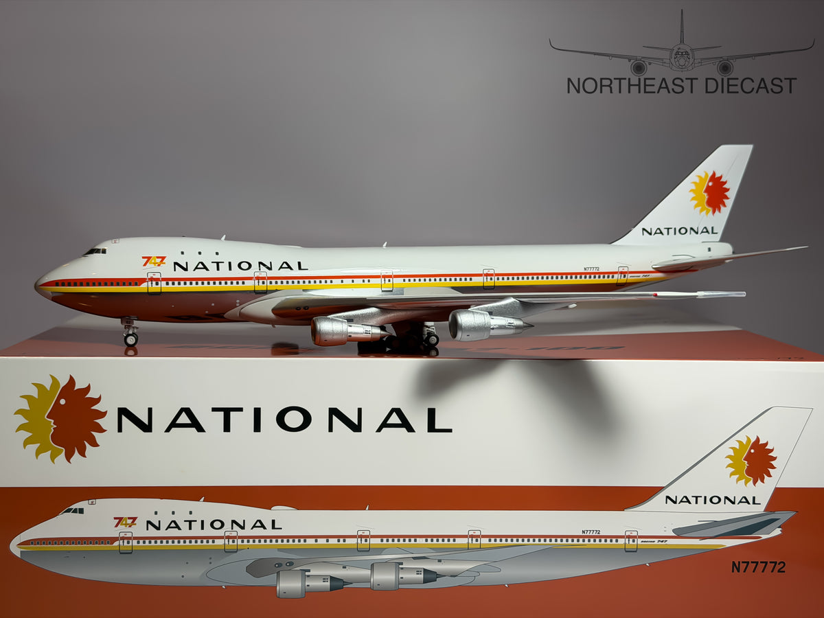 National Airlines Boeing 747-100 1:200 Inflight200 N77772 (IF741-772P)