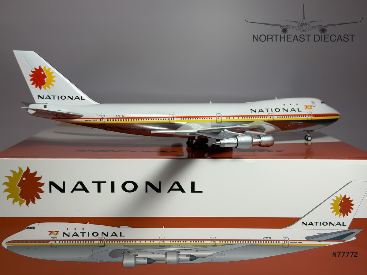National Airlines Boeing 747-100 1:200 Inflight200 N77772 (IF741-772P)