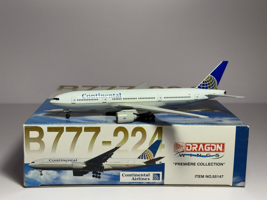 Dragon Wings 1:400 Continental Airlines Boeing 777-200 N78001 55147