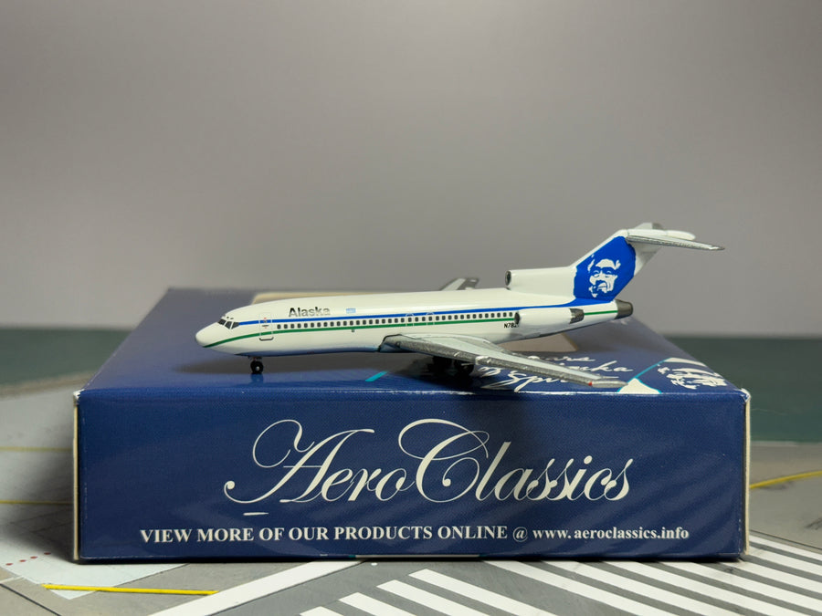 Aeroclassics 1:400 Alaska Airlines Boeing 727-100 N7829A ACN7829A