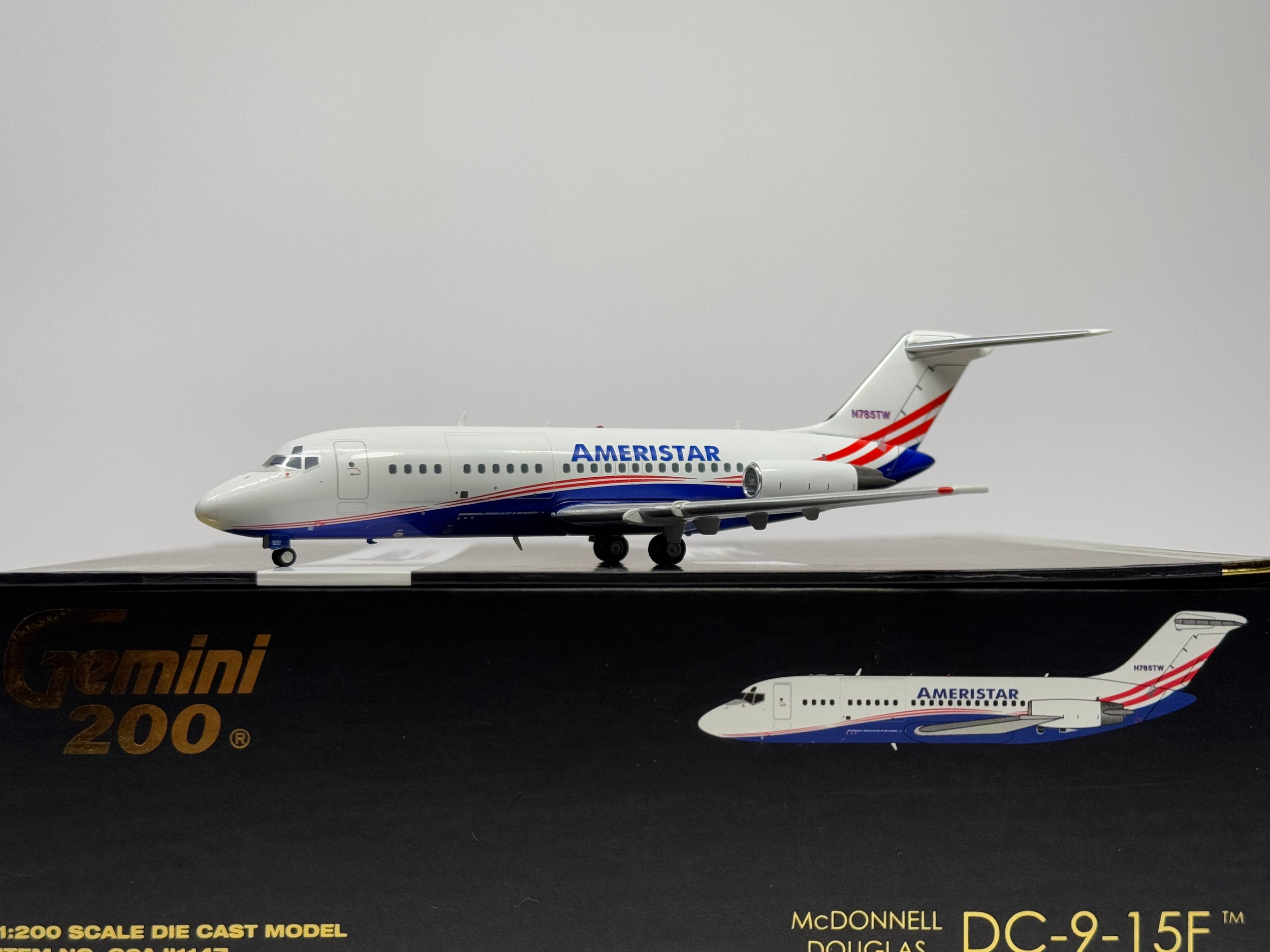 Gemini Jets 1:200 Ameristar Douglas DC-9-15F N785TW G2AJI1147