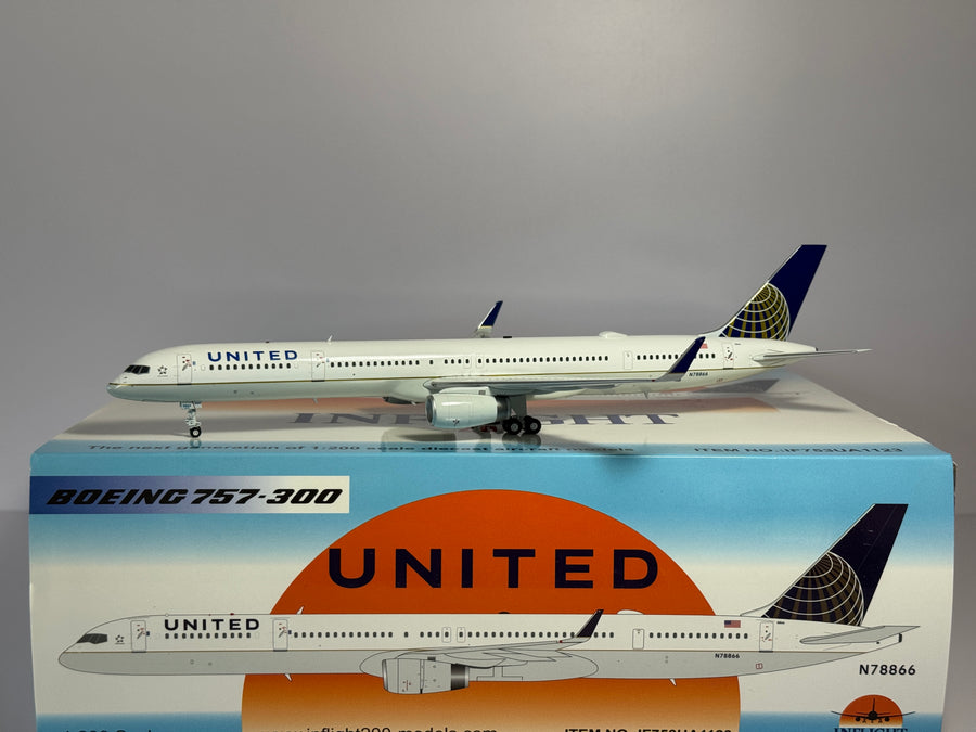 Inflight 1:200 United Airlines Boeing 757-300 N78866 Golden Globe IF753UA1123