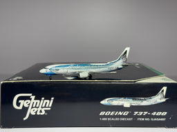 Gemini Jets 1:400 Alaska Airlines Boeing 737-400 N792AS Salmon Thirty Salmon GJASA607