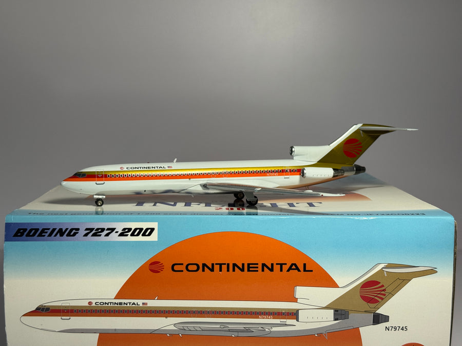 Inflight 1:200 Continental Airlines Boeing 727-200 N79745 Red Meatball IF722CO0223