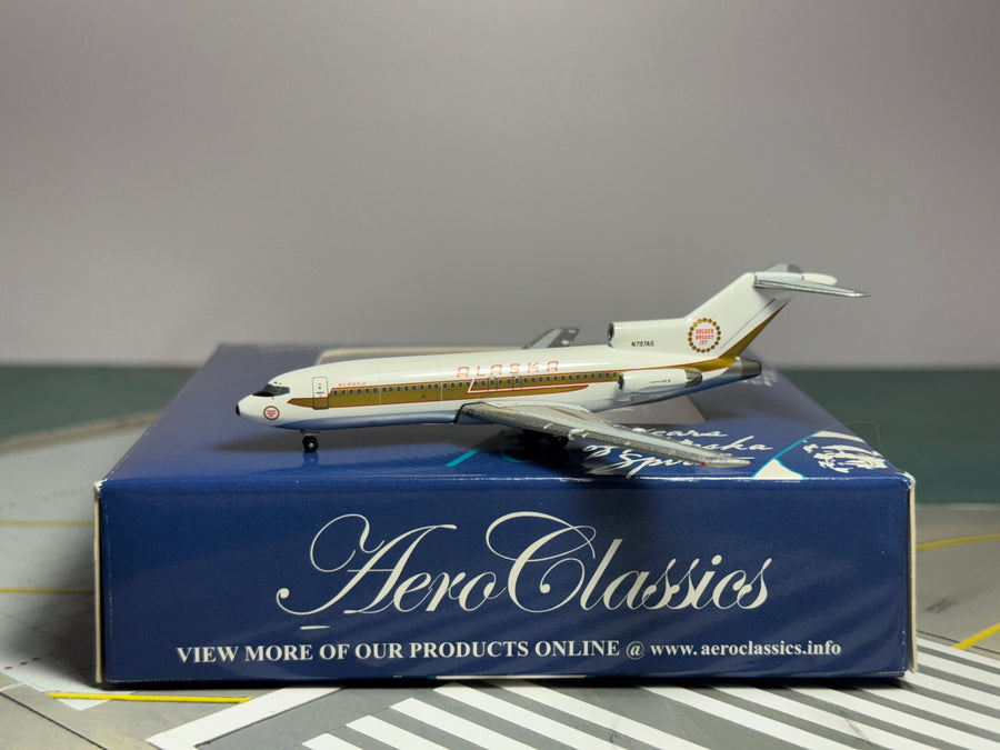 Aeroclassics 1:400 Alaska Airlines Boeing 727-100 N797AS Golden Nugget ACN797AS