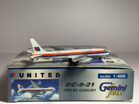 Gemini Jets 1:400 United Airlines Douglas DC-8-20 N8005U Saul Bass GJUAL091