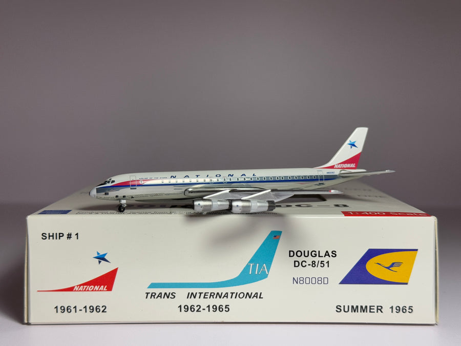 Aeroclassics 1:400 National Airlines Douglas DC-8-50 N8008D Airline of The Stars ACNAT0908