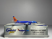 Gemini Jets 1:400 Sun Country Airlines Boeing 737-800 N800SY old colors GJSCX190