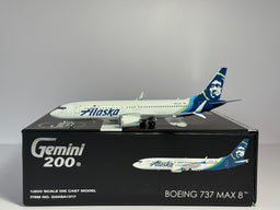 Gemini Jets 1:200 Alaska Airlines Boeing 737 MAX 8 N801AK new colors G2ASA1317