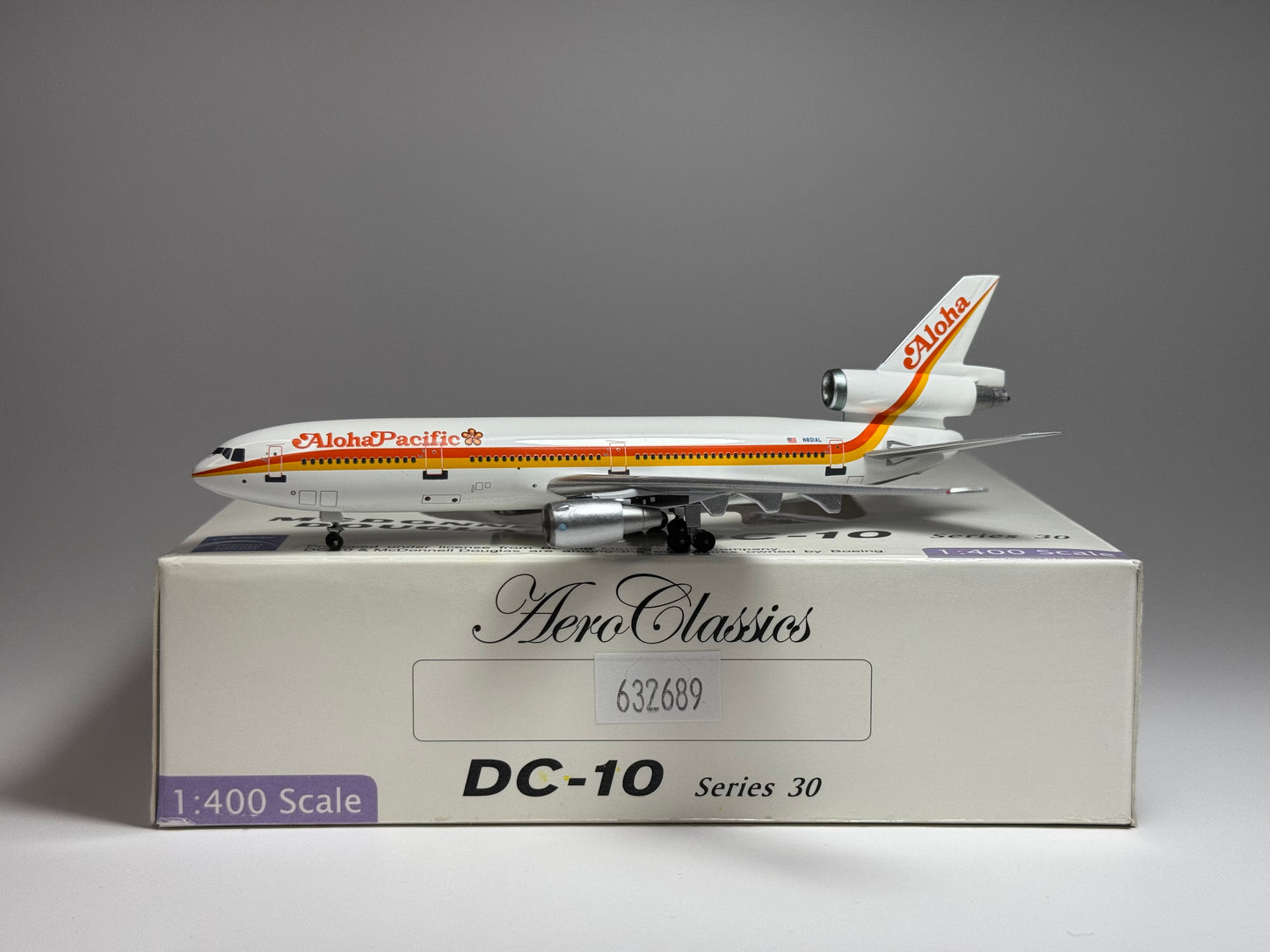 Aeroclassics 1:400 Aloha Pacific Douglas DC-10 N801AL ACN801AL