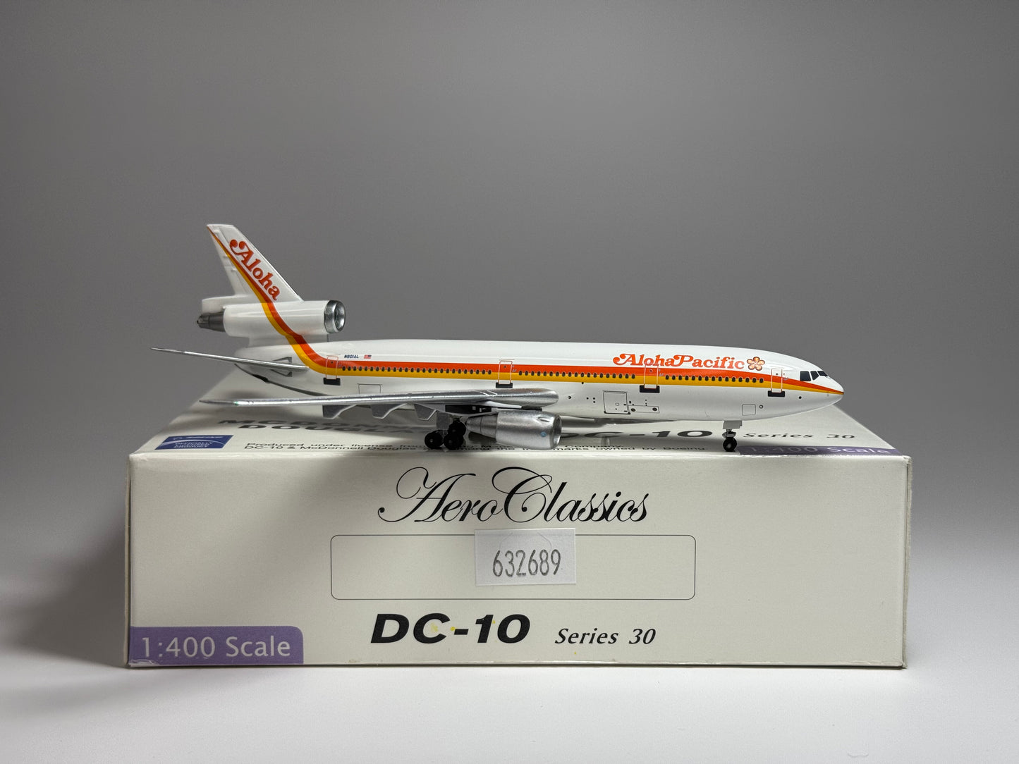 Aeroclassics 1:400 Aloha Pacific Douglas DC-10 N801AL ACN801AL