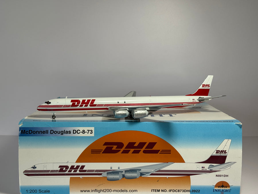 Inflight 1:200 DHL Douglas DC-8-73 N801DH Hengill IFDC873DHL0922
