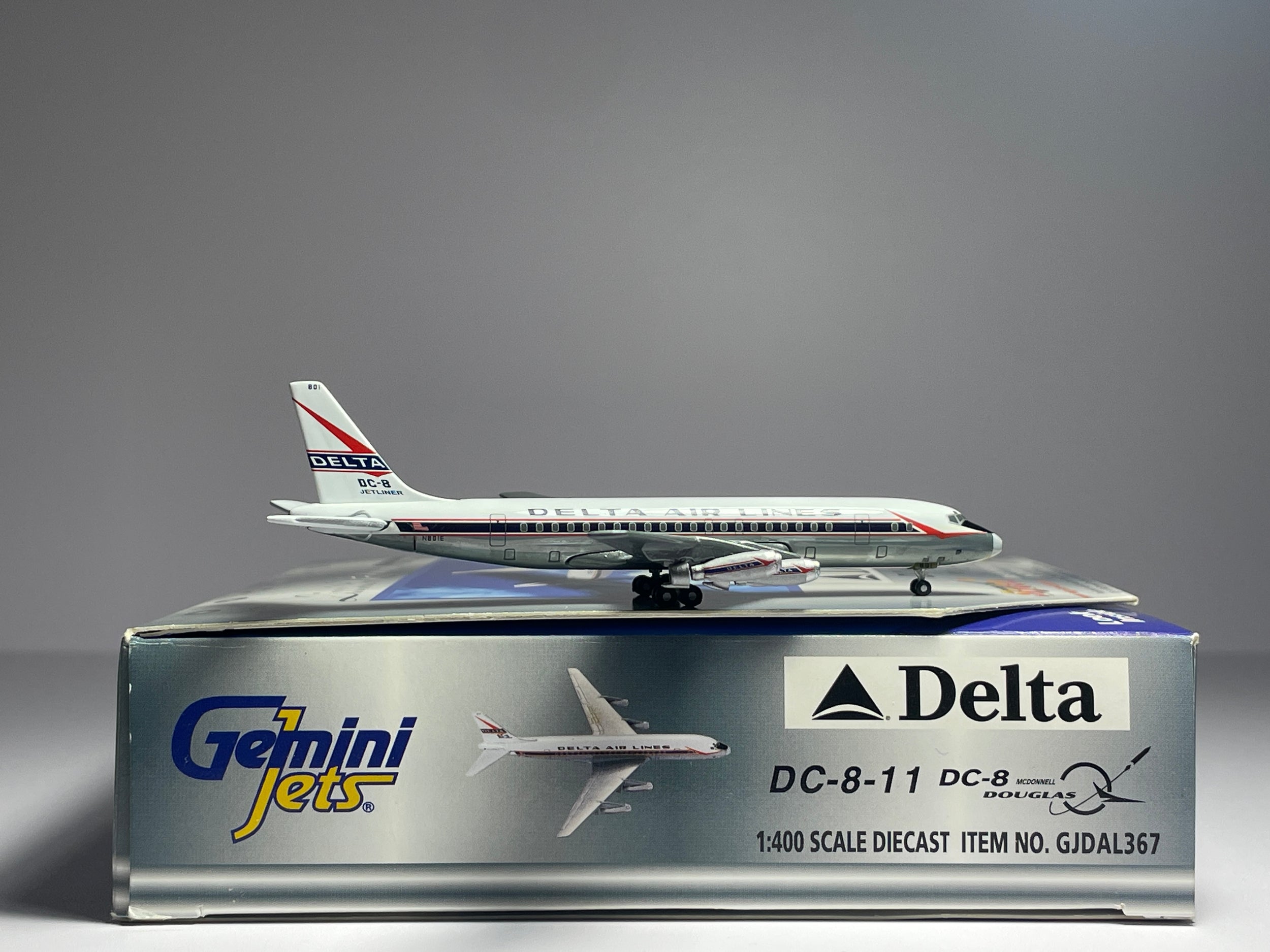 Gemini Jets 1:400 Delta Air Lines Douglas DC-8-30 N801E Spear GJDAL367