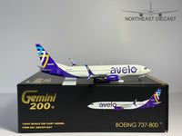 Avelo Airlines Boeing 737-800 1:200 Gemini Jets N801XT (G2VXP1097)