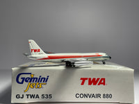 Gemini Jets 1:400 TWA Convair CV-880 N802TW Arrowhead GJTWA535