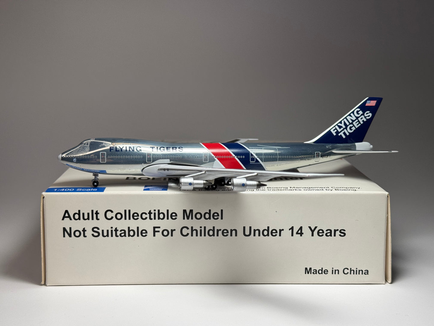 Aeroclassics 1:400 Flying Tigers Boeing 747-100F N803FT Polished ACN803FT