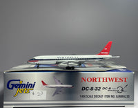 Gemini Jets 1:400 Northwest Airlines Douglas DC-8-30 N804US Jet Red Tail GJNWA230