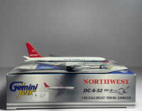 Gemini Jets 1:400 Northwest Airlines Douglas DC-8-30 N804US Jet Red Tail GJNWA230