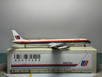 Aeroclassics 1:400 United Airlines Douglas DC-8 N8070U Saul Bass AC411382