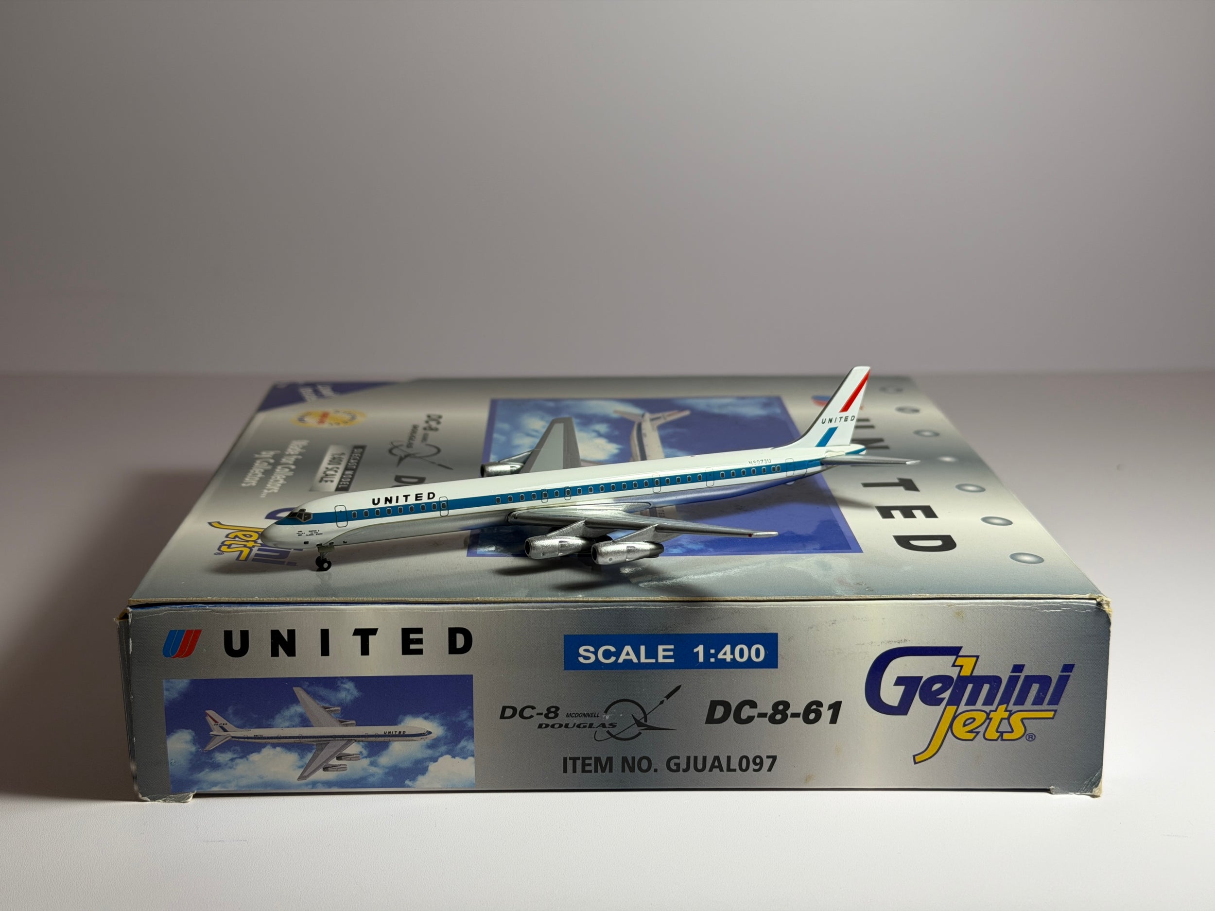 United Airlines Douglas DC-8-61 1:400 Gemini Jets N8073U (GJUAL097)