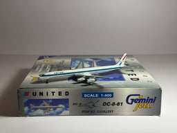 United Airlines Douglas DC-8-61 1:400 Gemini Jets N8073U (GJUAL097)