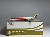 Jet-X 1:400 Continental Airlines McDonnell Douglas MD-82 N807NY Black Meatball JX098
