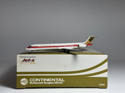 Jet-X 1:400 Continental Airlines McDonnell Douglas MD-82 N807NY Black Meatball JX098