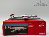 TWA Trans World Airlines Lockheed L-1649 Starliner 1:200 Herpa N8083H (558372-001)