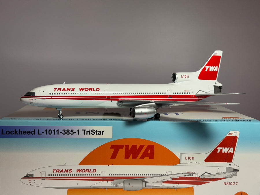 Inflight200 TWA Trans World Lockheed L-1011-385 N81027 Double Stripe IF1011TW0824