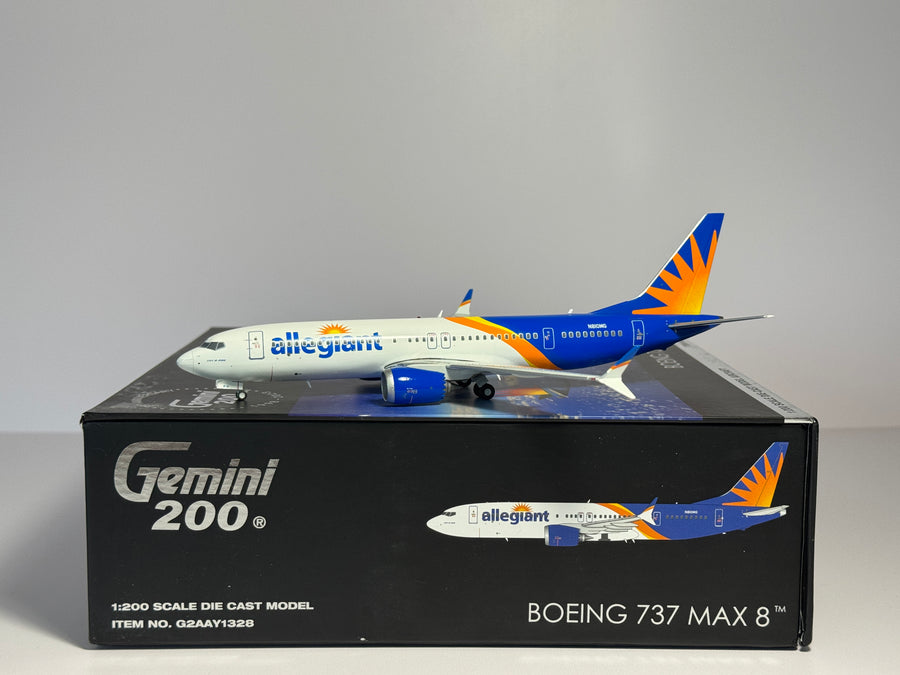 Gemini Jets 1:200 Allegiant Boeing 737 MAX8 N810MG current colors G2AAY1328