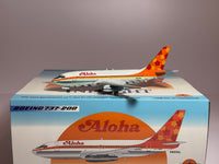 Inflight 1:200 Aloha Airlines Boeing 737-200 N823AL Flower Power IF732AQ0924P w/stand