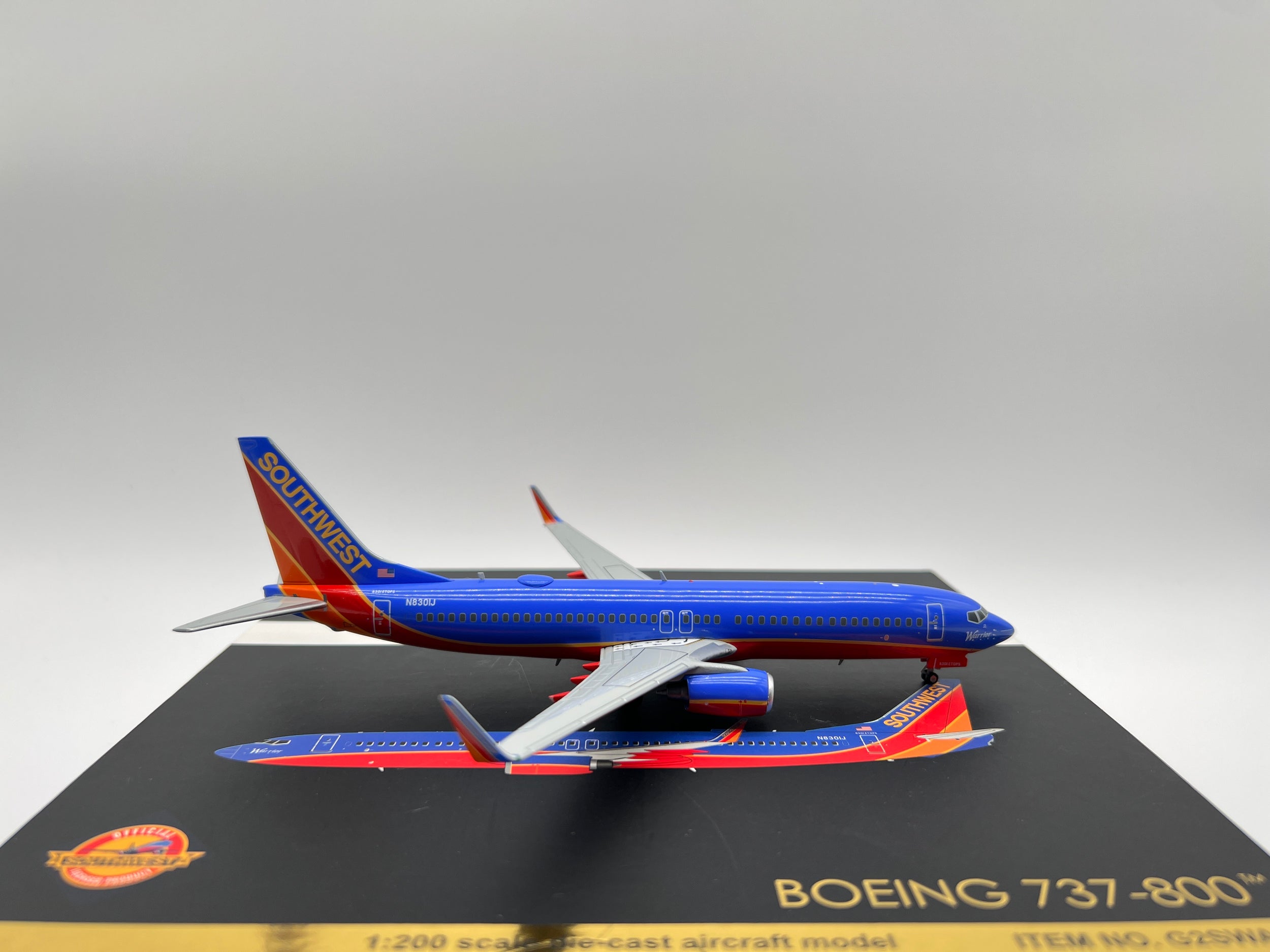 Gemini Jets 1:200 Southwest Boeing 737-800 N8301J Warrior One G2SWA349