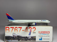 Dragon Wings 1:400 Delta Air Lines Boeing 767-400 N832MH Colors in Motion 55233