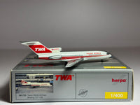 Herpa 1:400 Trans World Airlines Boeing 727-100 N839TW Dual Stripes 561723