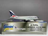 Gemini Jets 1:400 Delta Air Lines Airbus A310 N840AB Widget GJDAL331
