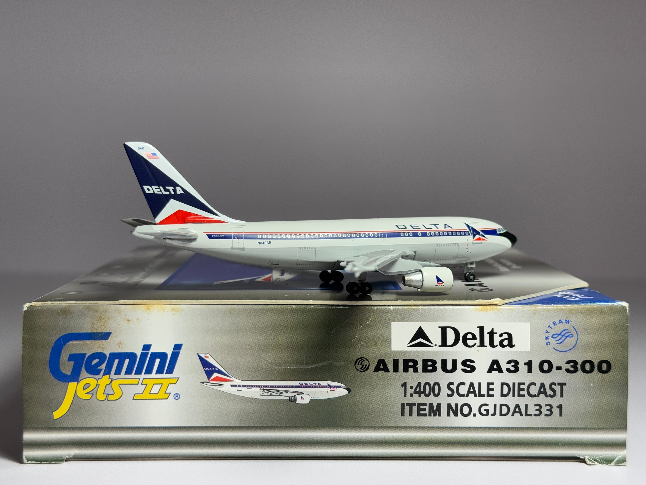 Gemini Jets 1:400 Delta Air Lines Airbus A310 N840AB Widget GJDAL331
