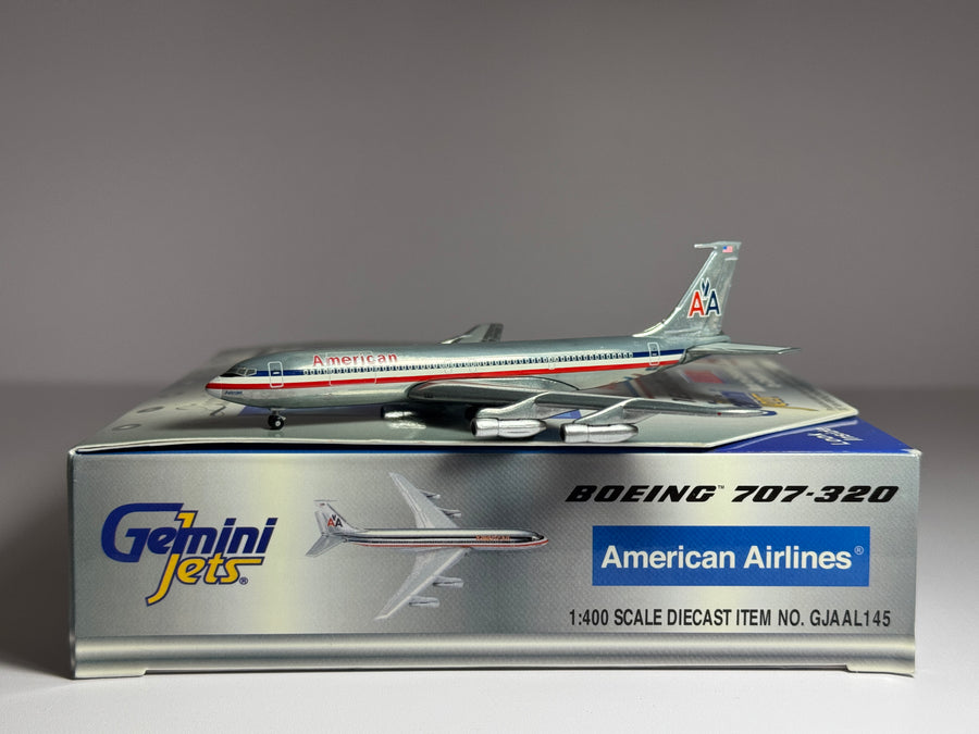 Gemini Jets 1:400 American Airlines Boeing 707-320 N8415 polished GJAAL145