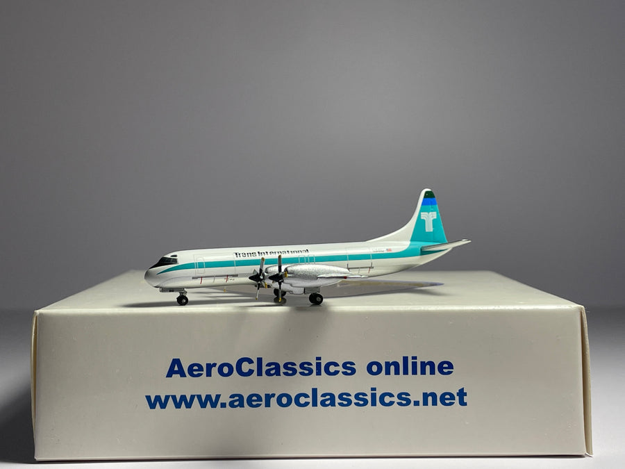 Aeroclassics 1:400 Trans International Lockheed L-188 Electra N861U ACN861U