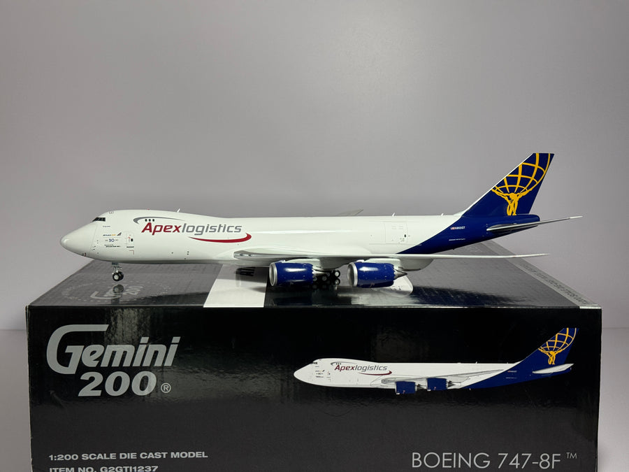 Gemini Jets 1:200 Atlas Apex Logistics Boeing 747-8F N863GT Final 747 G2GTI1237
