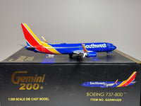 Gemini Jets 1:200 Southwest Boeing 737-800 N8642E Heart One G2SWA529
