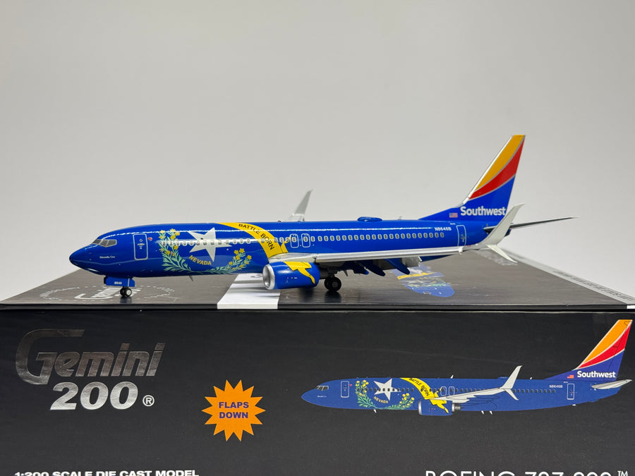 Gemini Jets 1:200 Southwest Airlines Boeing 737-800 N8646B Nevada One G2SWA1267F