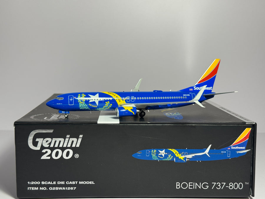 Gemini Jets 1:200 Southwest Airlines Boeing 737-800 N8646B Nevada One G2SWA1267