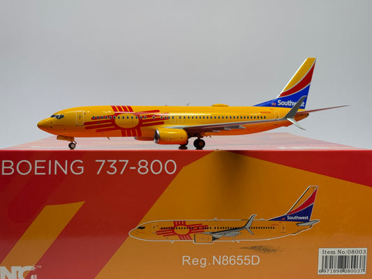 NG Models 1:200 Southwest Boeing 737-800 N8655D New Mexico One NG08003